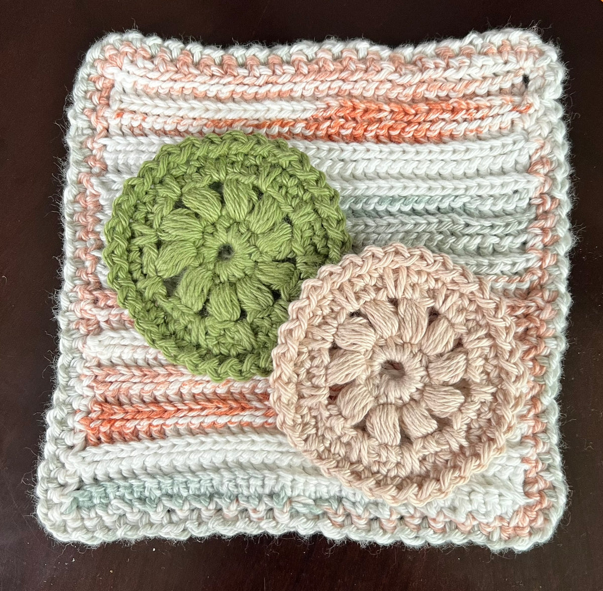 🧶 Washcloth & Reusable Face Pad Set — 3 Piece
