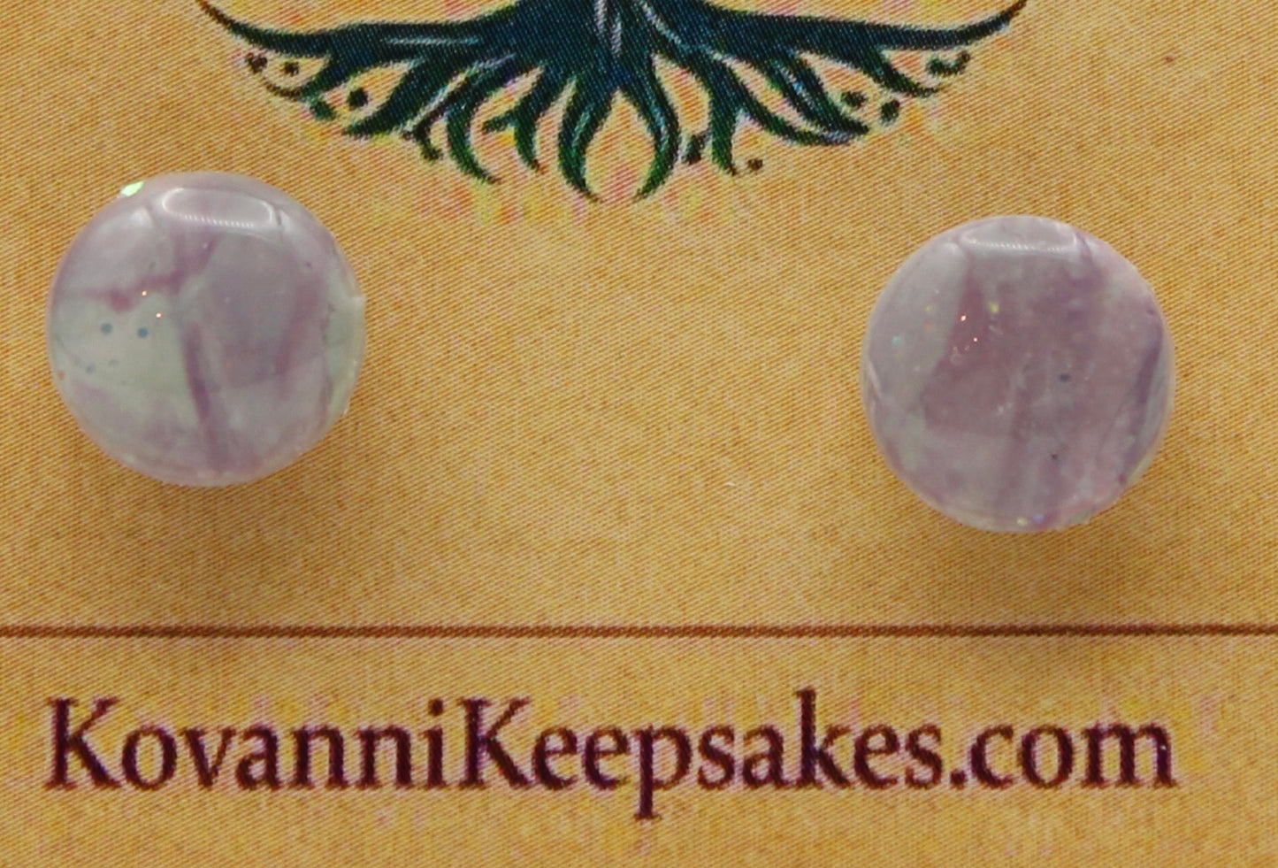 Lavender Marbled Studs