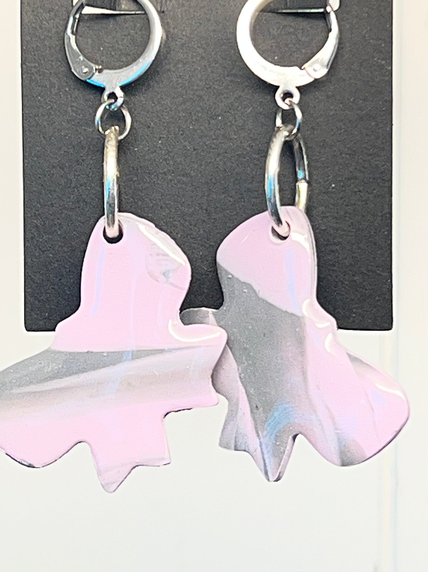 Handcrafted Bow Clay Earrings