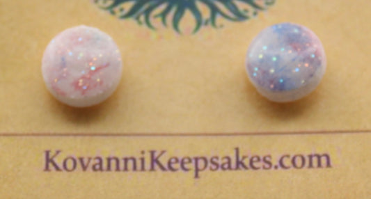 Pastel Glitter Studs