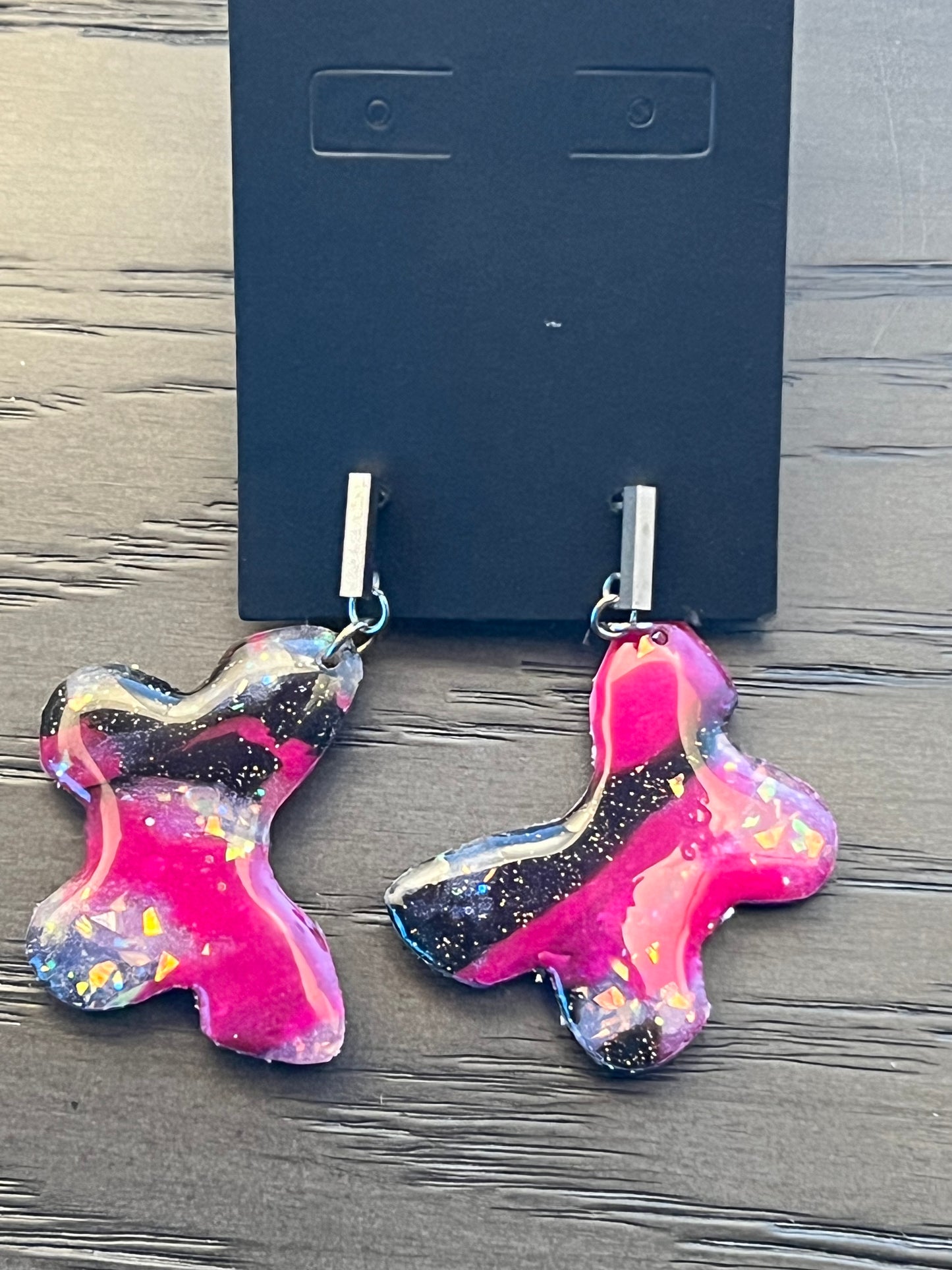 Handcrafted Butterfly Clay Earrings