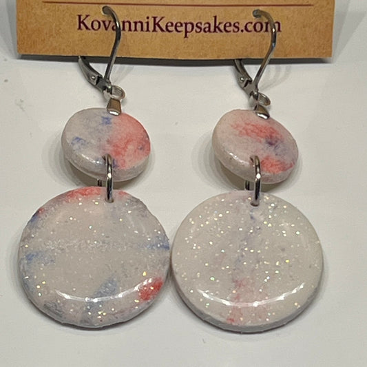 Marbled Double‑Circle Dangles