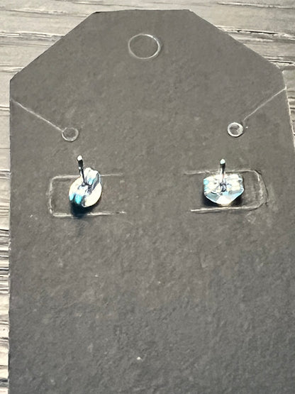 Handcrafted Heart Clay Earrings