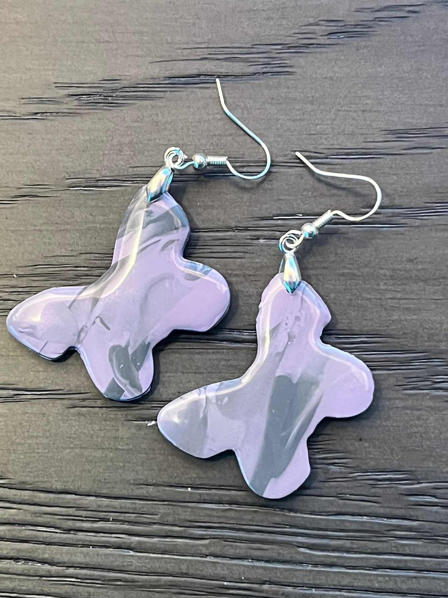 Handcrafted Butterfly Clay Earrings