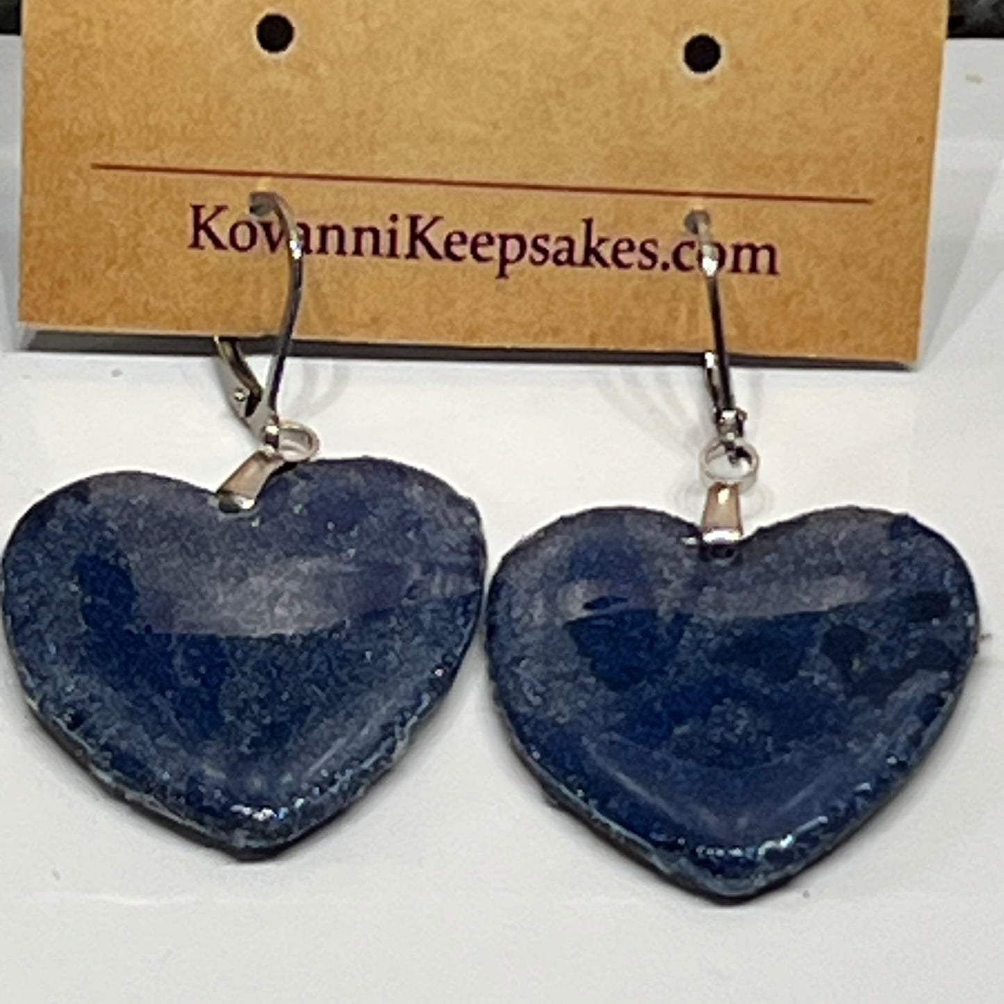 Blue Heart Dangles