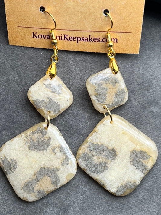 Animal Print Dangles