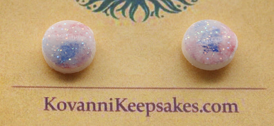 Pastel Glitter Studs