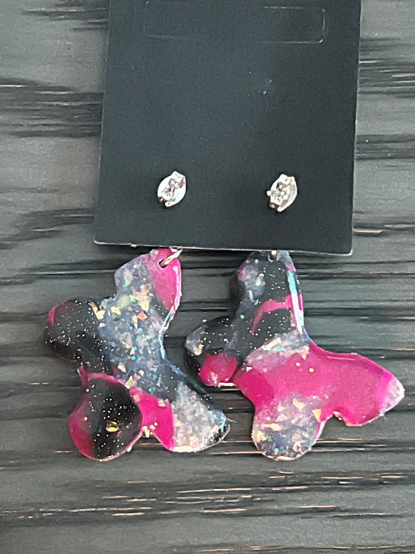 Handcrafted Butterfly Clay Earrings