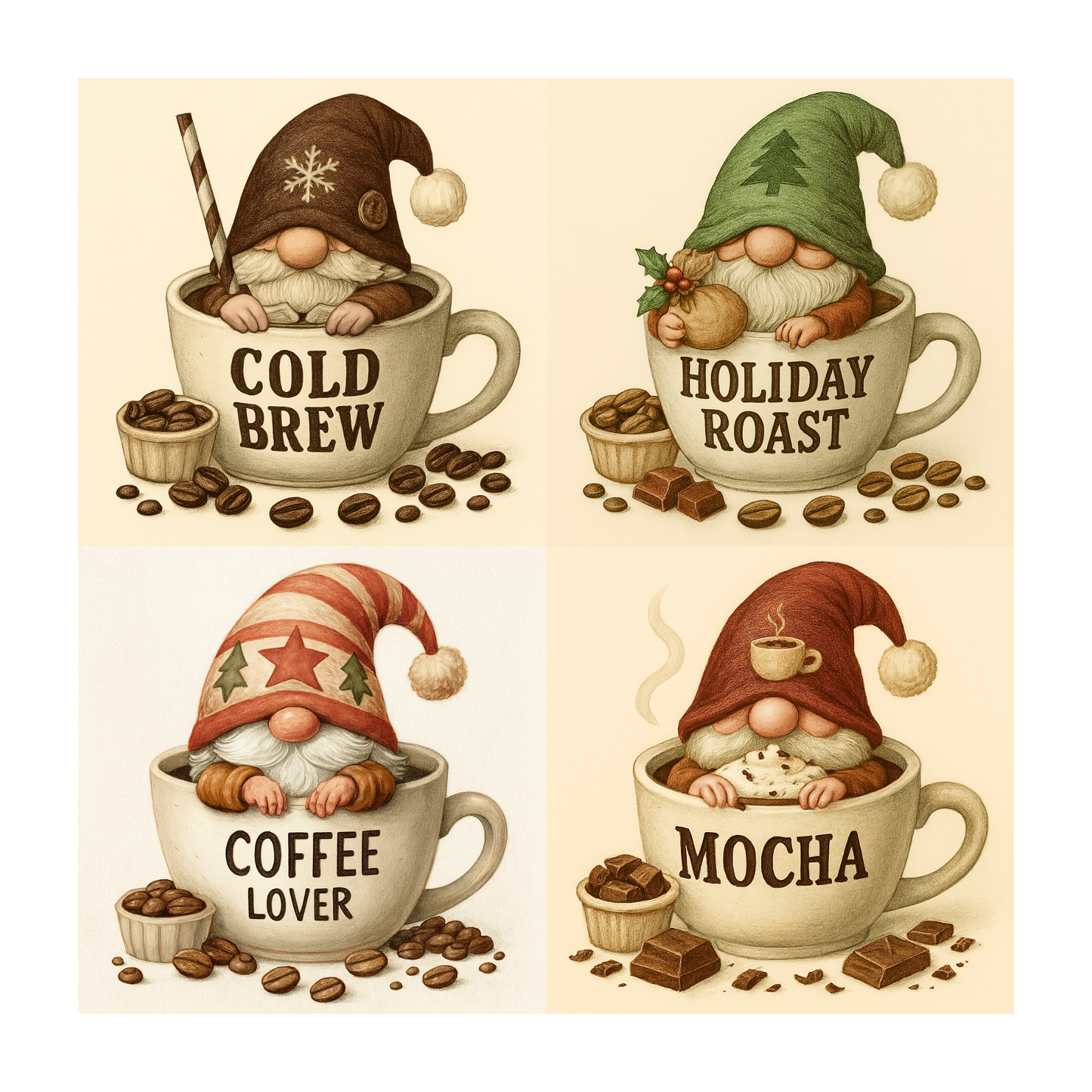 Gnome Accent Magnets