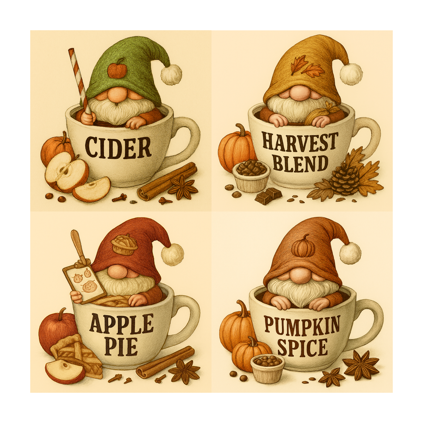 Gnome Accent Magnets