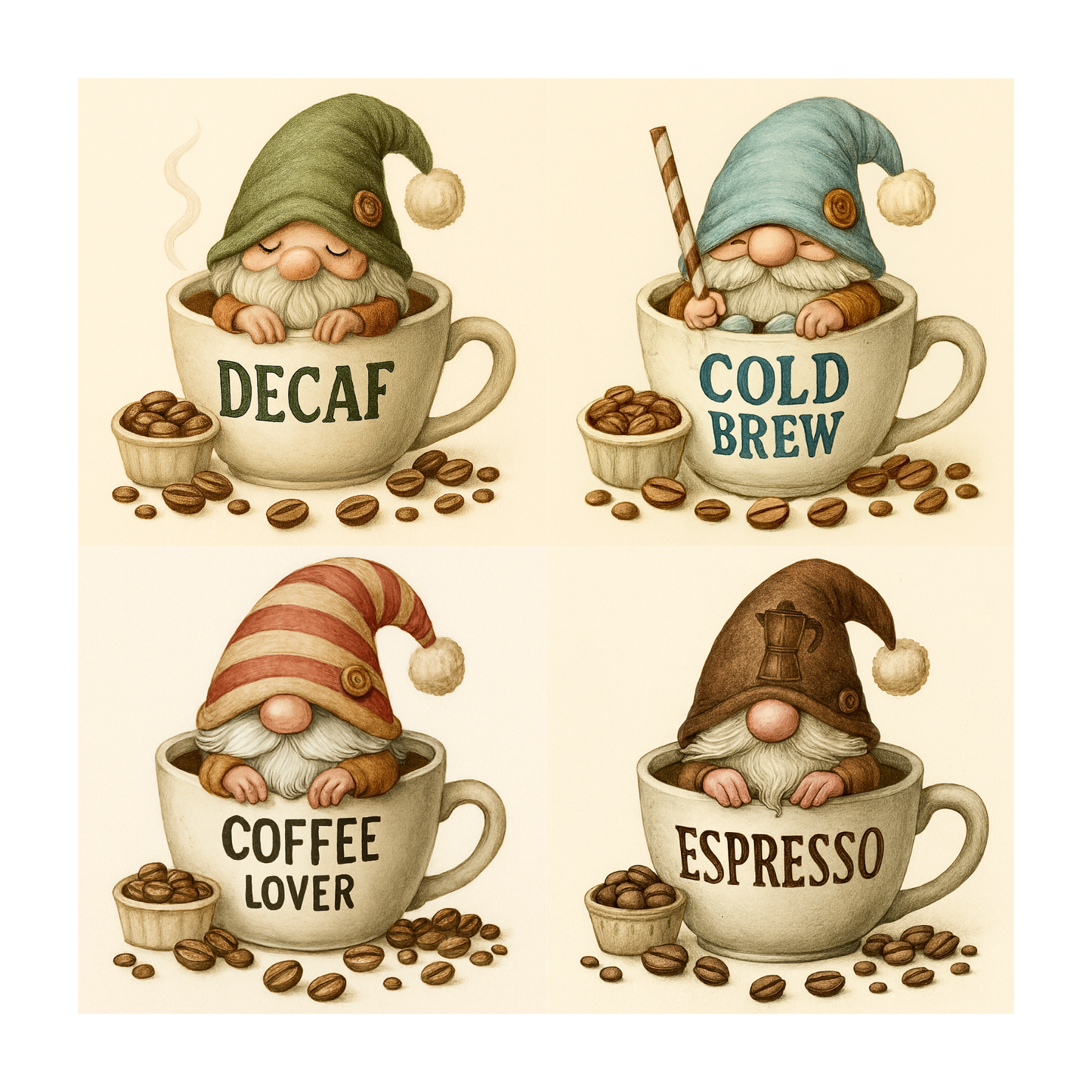 Gnome Accent Magnets