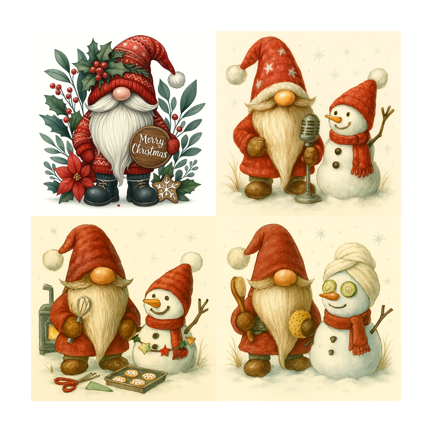 Gnome Accent Magnets