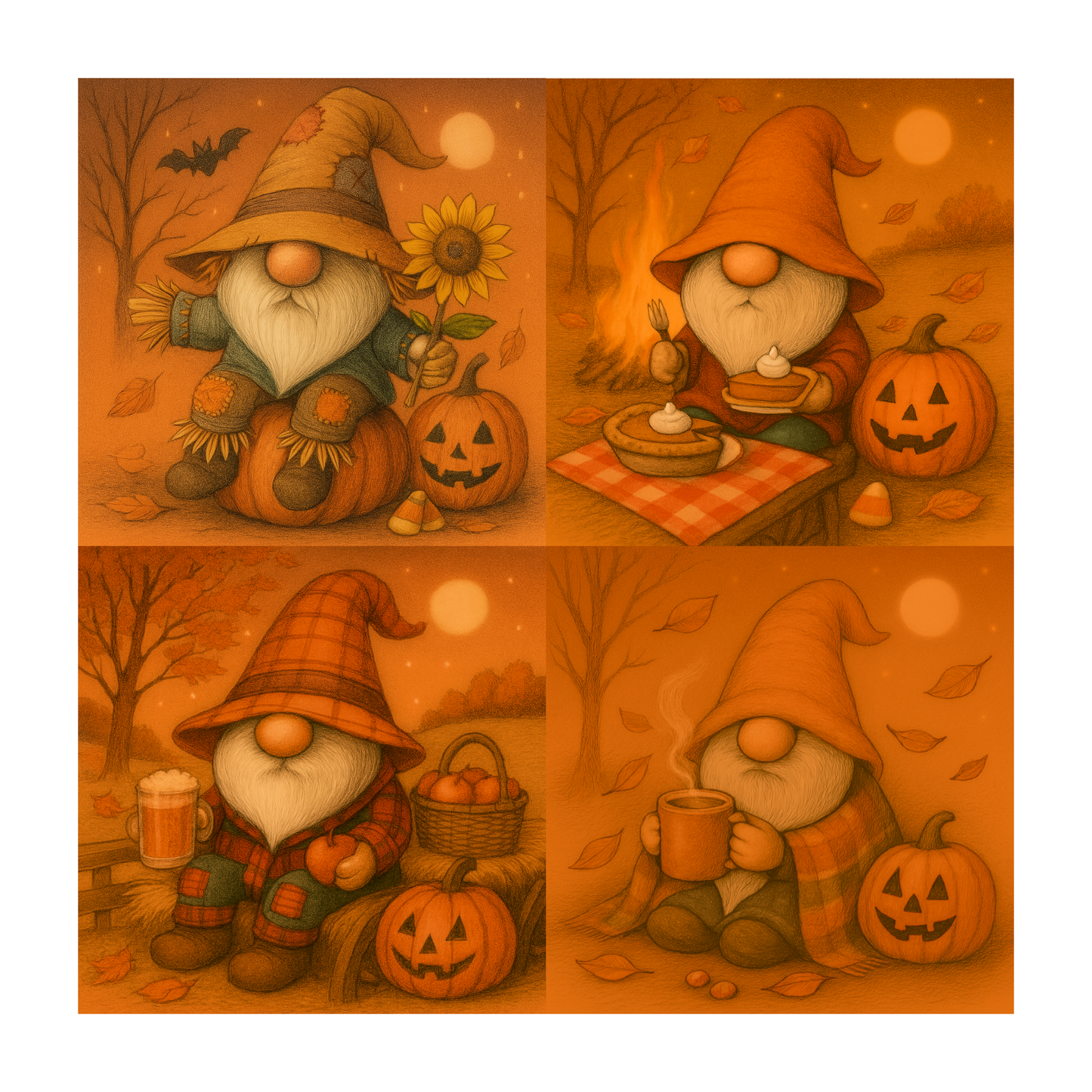 Gnome Accent Magnets