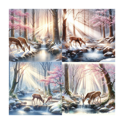 Winter Accent Magnets