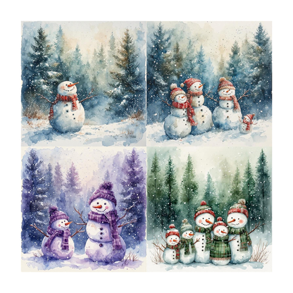 Winter Accent Magnets