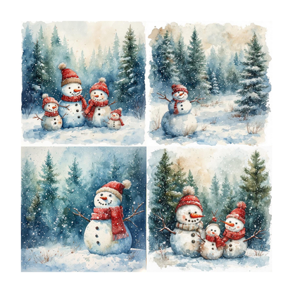 Winter Accent Magnets