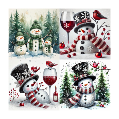 Winter Accent Magnets